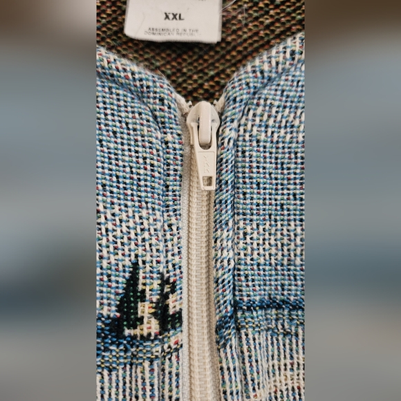 Vintage Arts Unlimited Sportswear Winter Scenic Tapestry 100% Cotton Jacket XXL - Picture 5 of 14